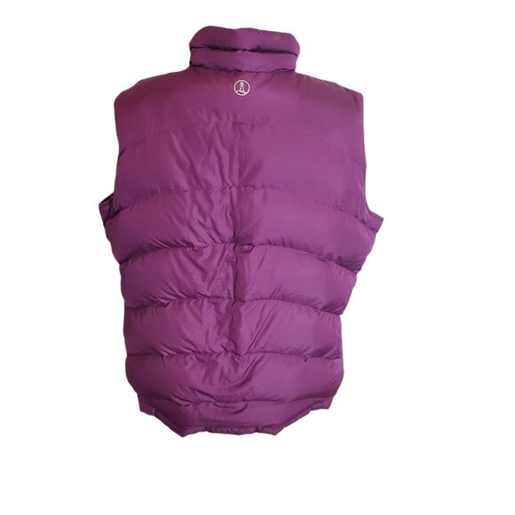 Lands' End Women's Down Puffer Vest Packable Down Outdoor Vest Purple SZ XL - Picture 3 of 6